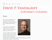 Tablet Screenshot of contract-counsel.com